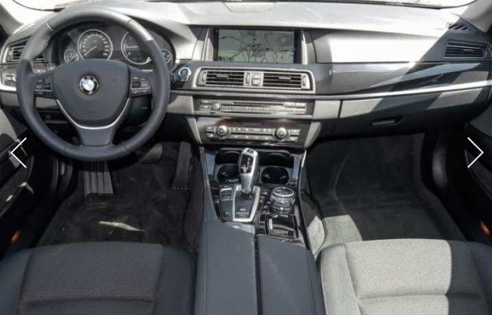 Left hand drive car BMW 5 SERIES (01/08/2015) - 